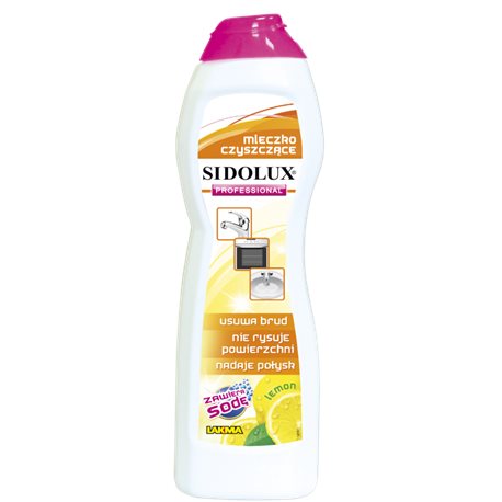 Засіб для кухні SIDOLUX PROFESSIONAL молочко для чищення лимон 0,5л